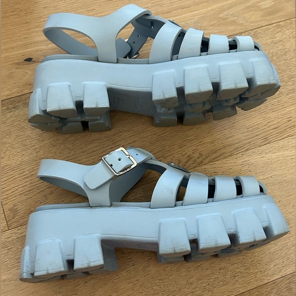 Prada Monolith Sandals, size 37 - Picture 8 of 9
